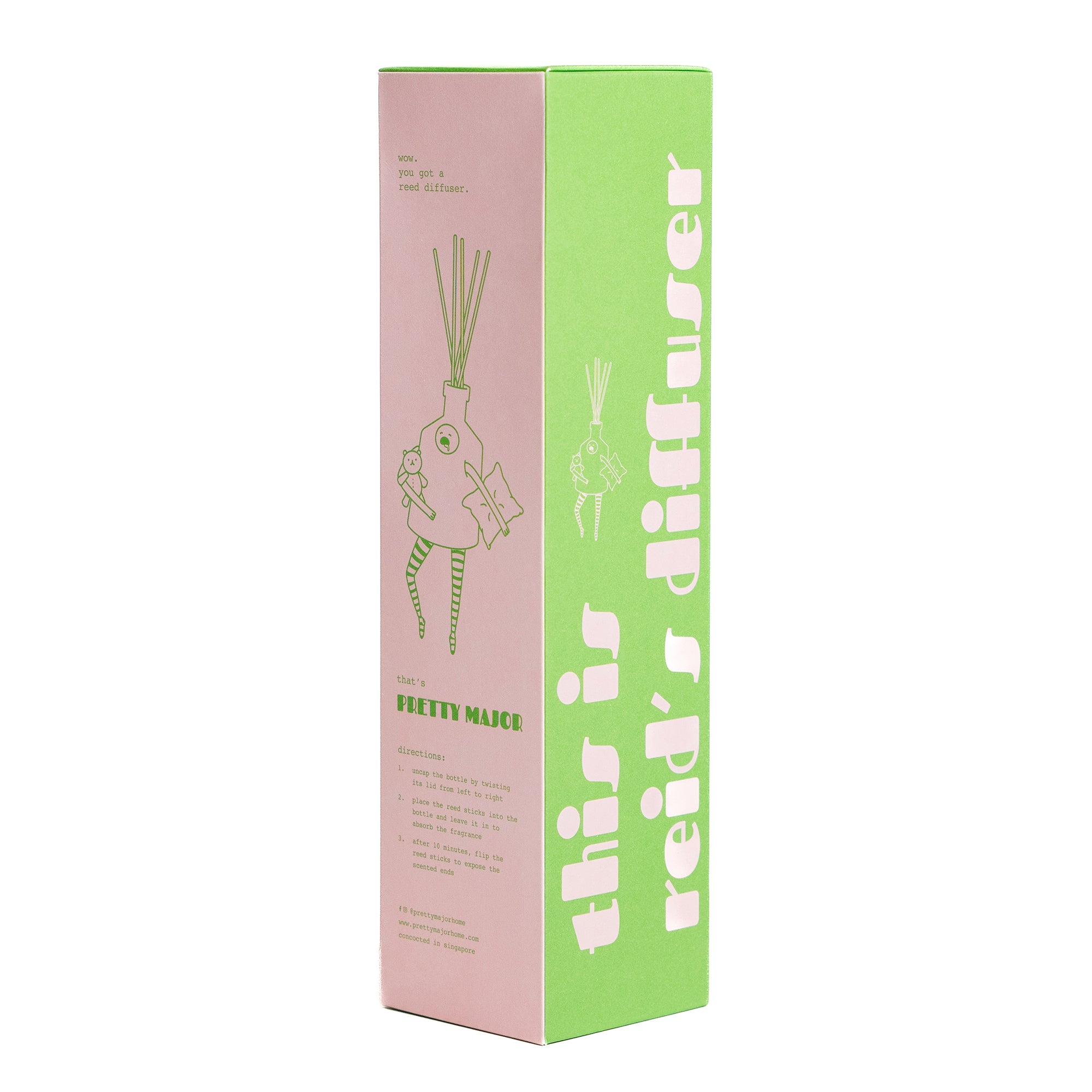 pretty major reed diffuser box