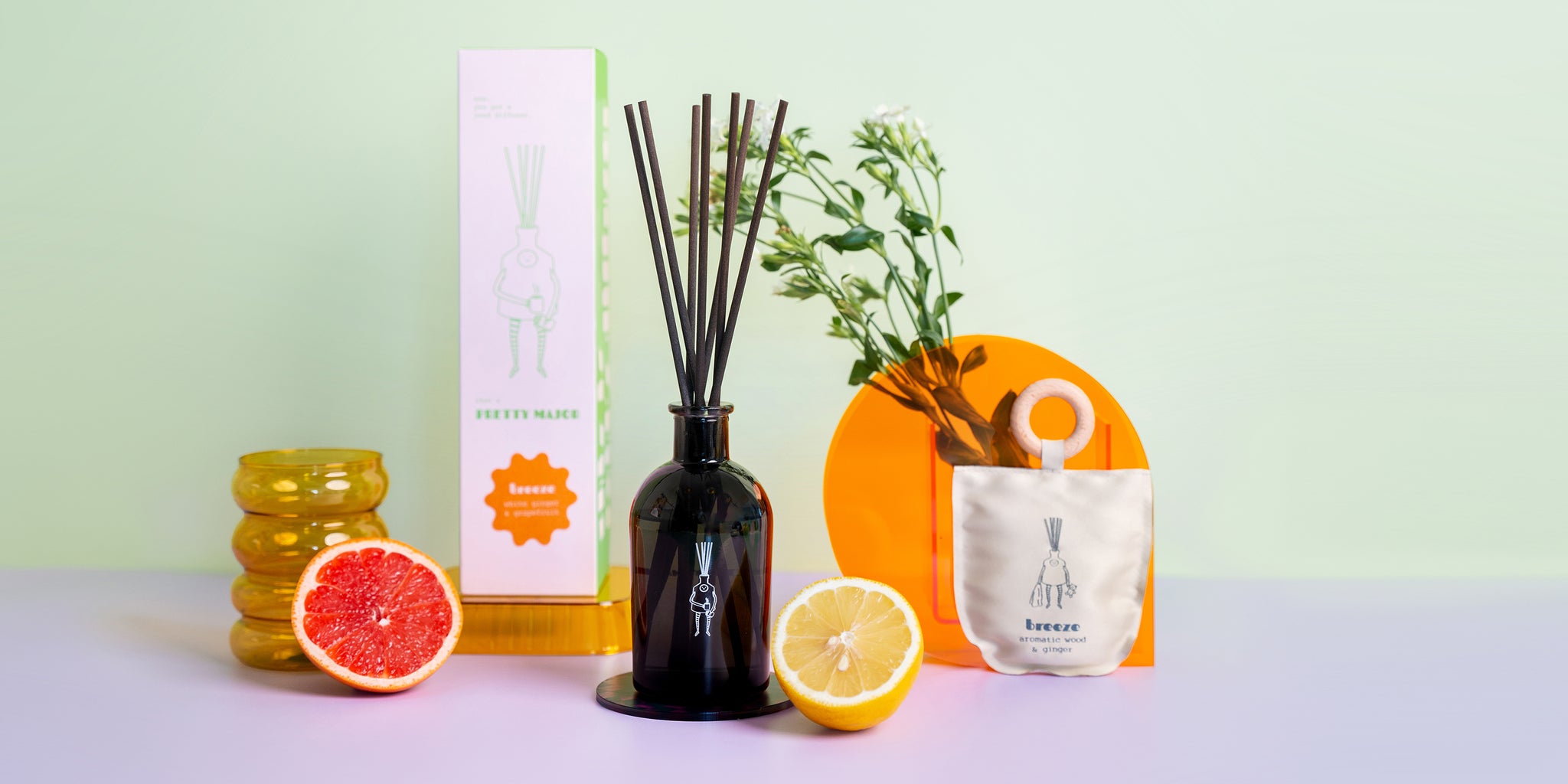 Breeze Home Fragrance Scent Diffuser | Pretty Major Home Singapore