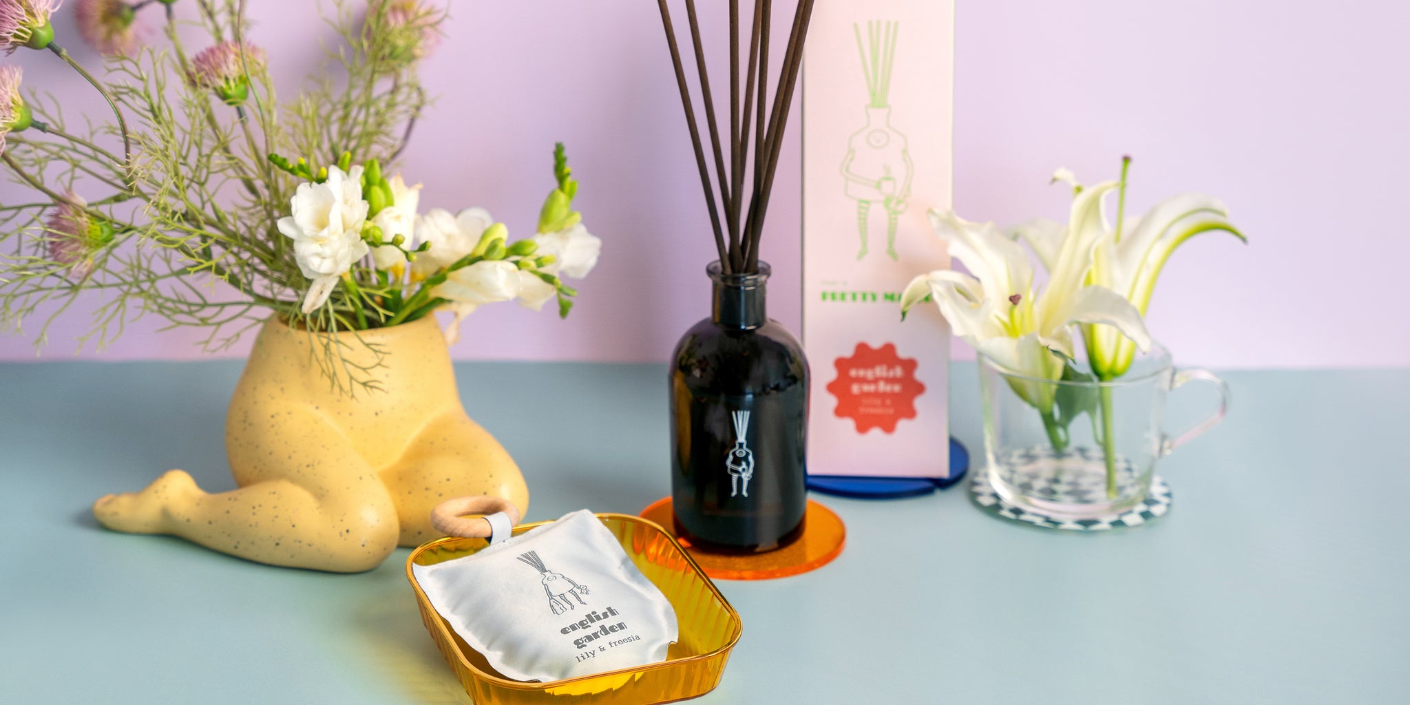 English Garden Fragrance Scent Diffuser | Pretty Major Home Singapore