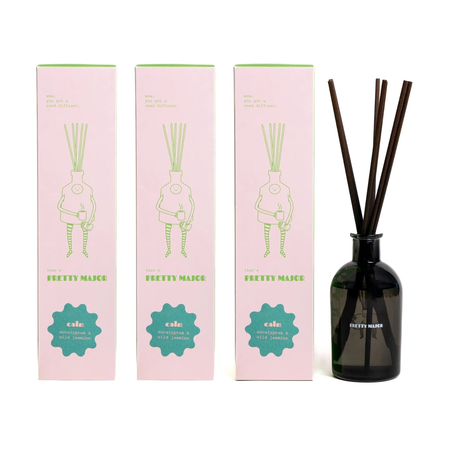 3 room reed diffuser subscription eucalyptus and wild jasminehome fragrance
