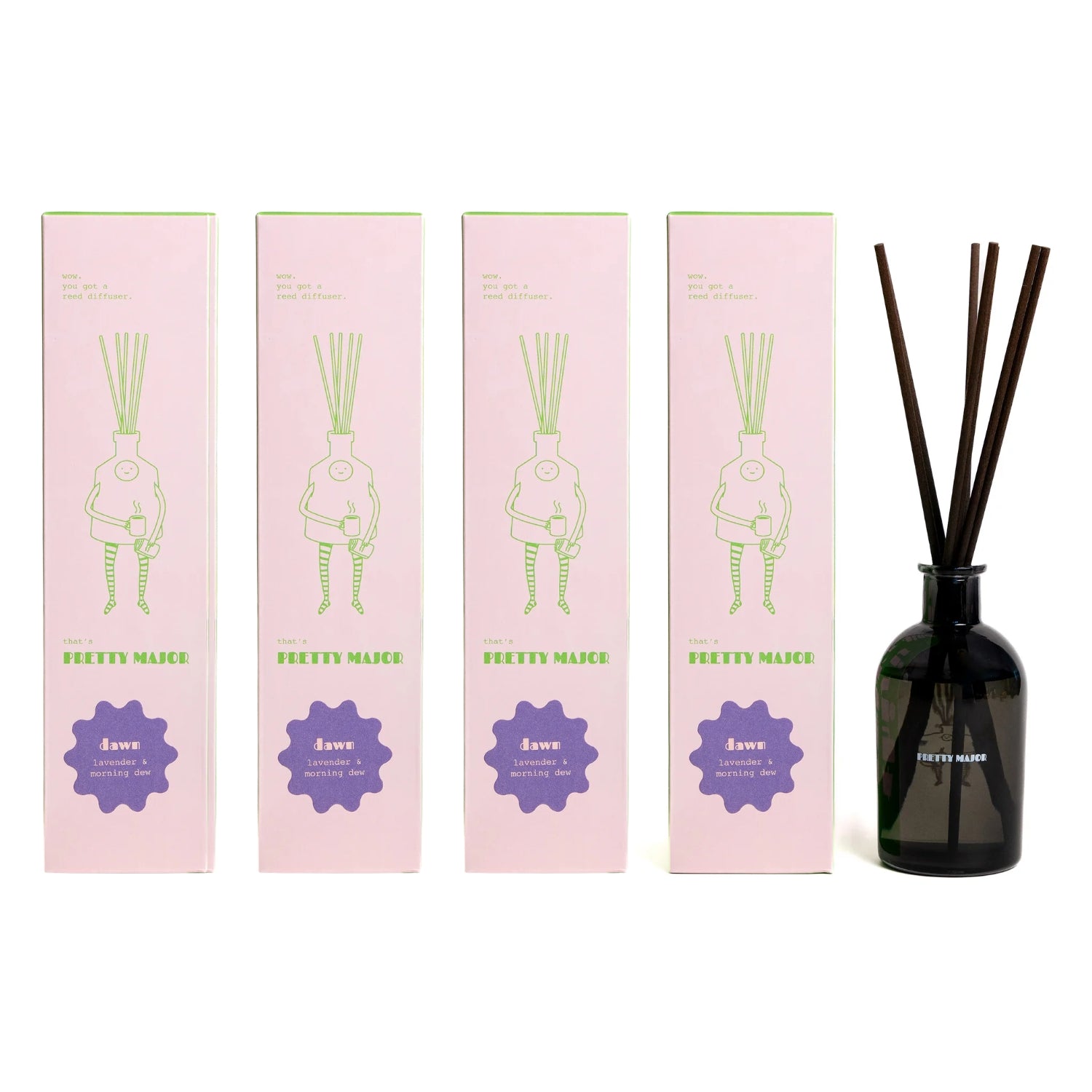 4 room reed diffuser subscription lavender and morning dew home fragrance