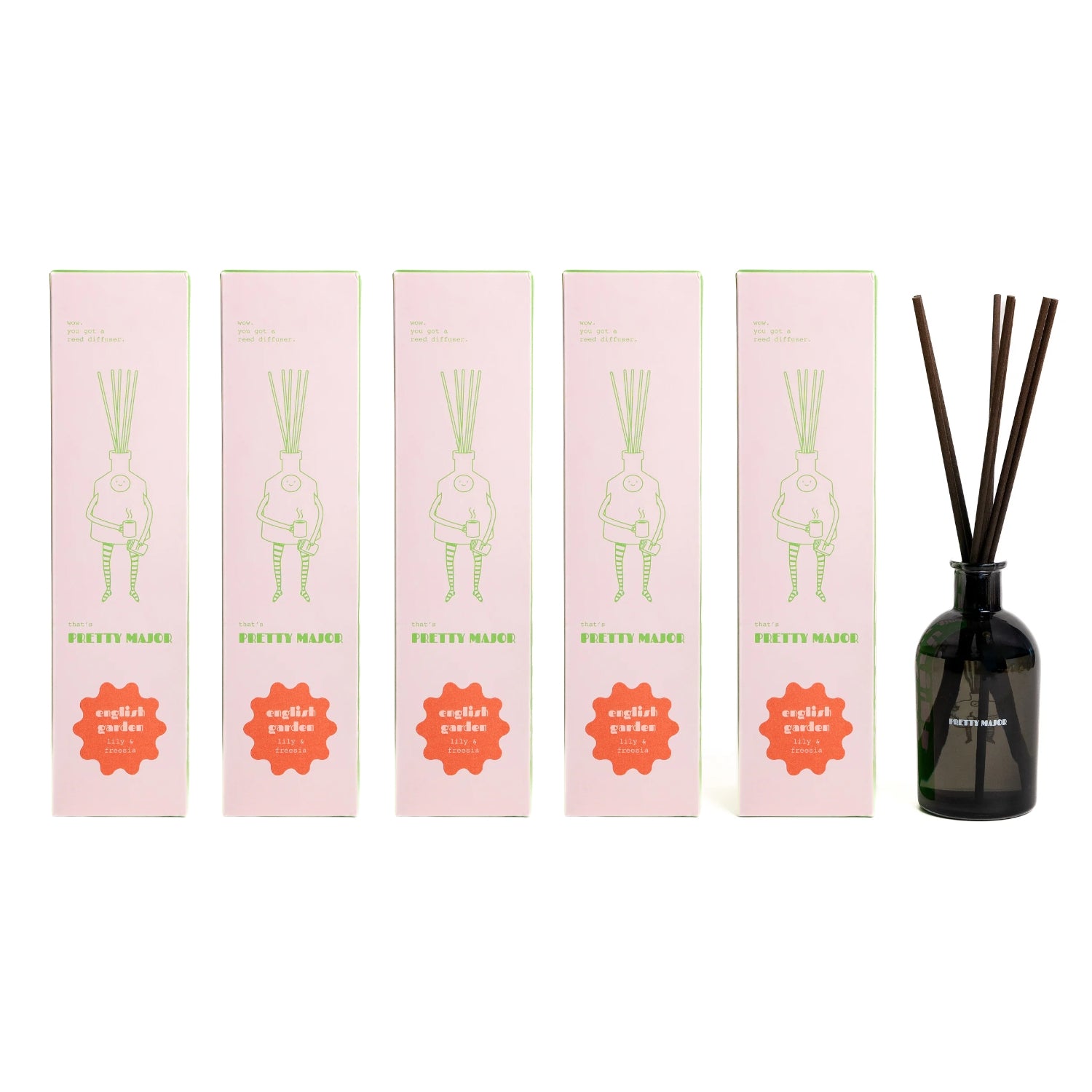 5 room reed diffuser subscription lily and freesia home fragrance