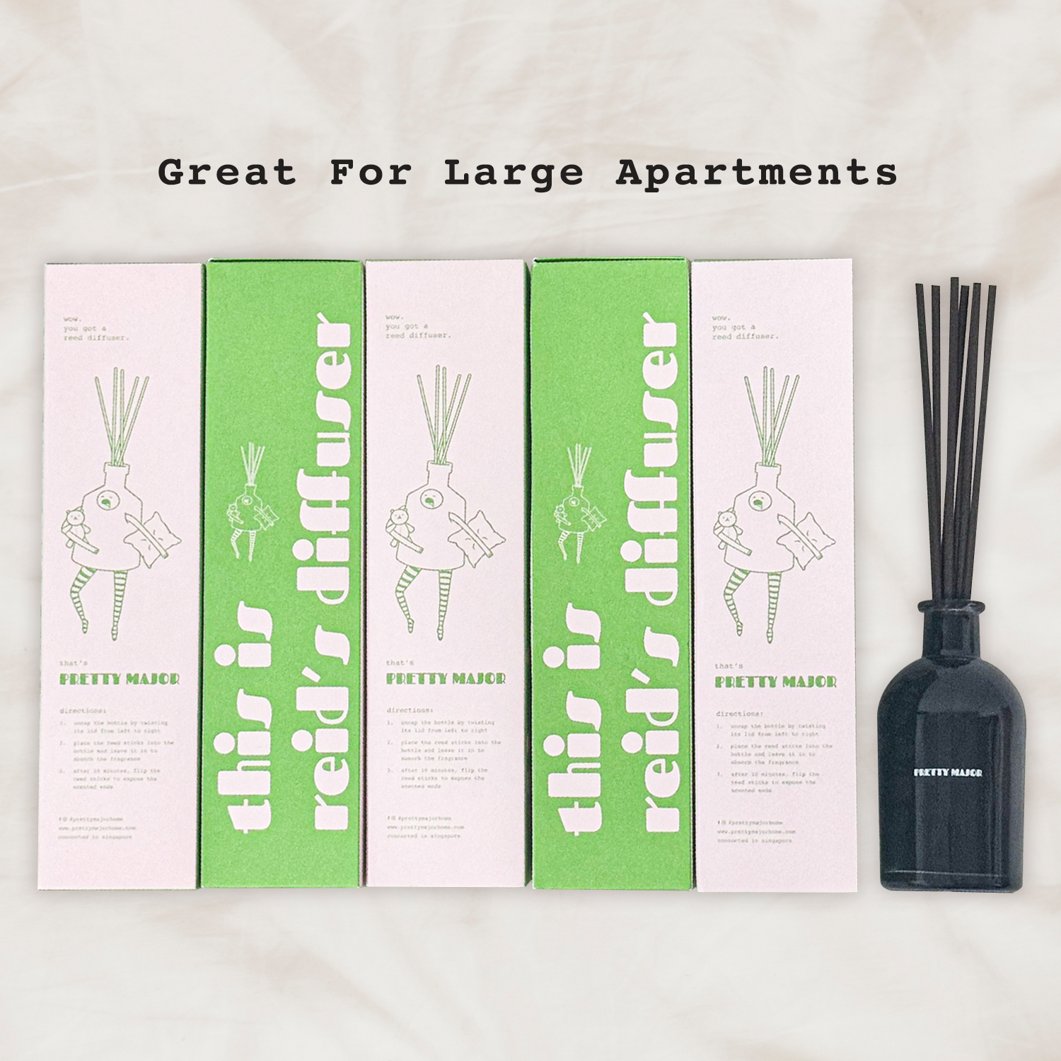 5 room reed diffuser subscription for large apartments
