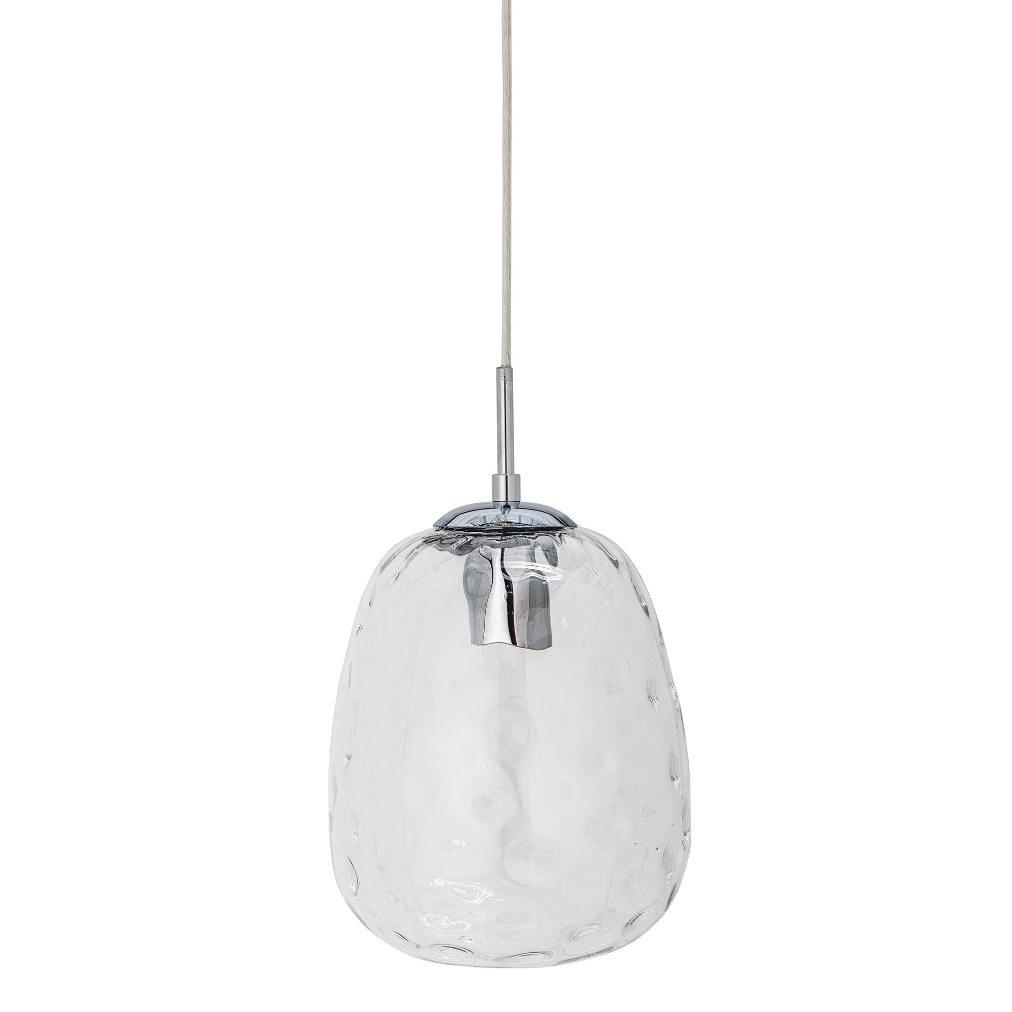 Bloomingville Baele Pendant Lamp, Clear, Glass (D20xH34 cm)