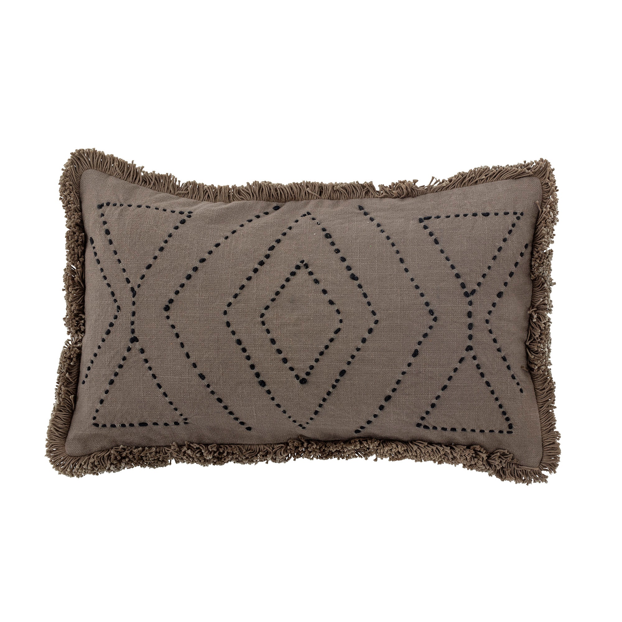 Bloomingville Baloo Cushion, Brown, Cotton (L50xW30 cm)