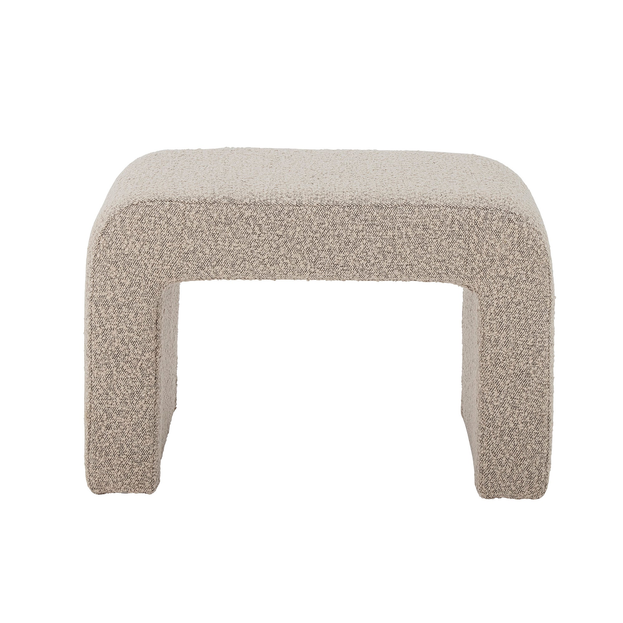 Bloomingville Bobbie Stool, Nature, Boucle (L70xH45xW40 cm)