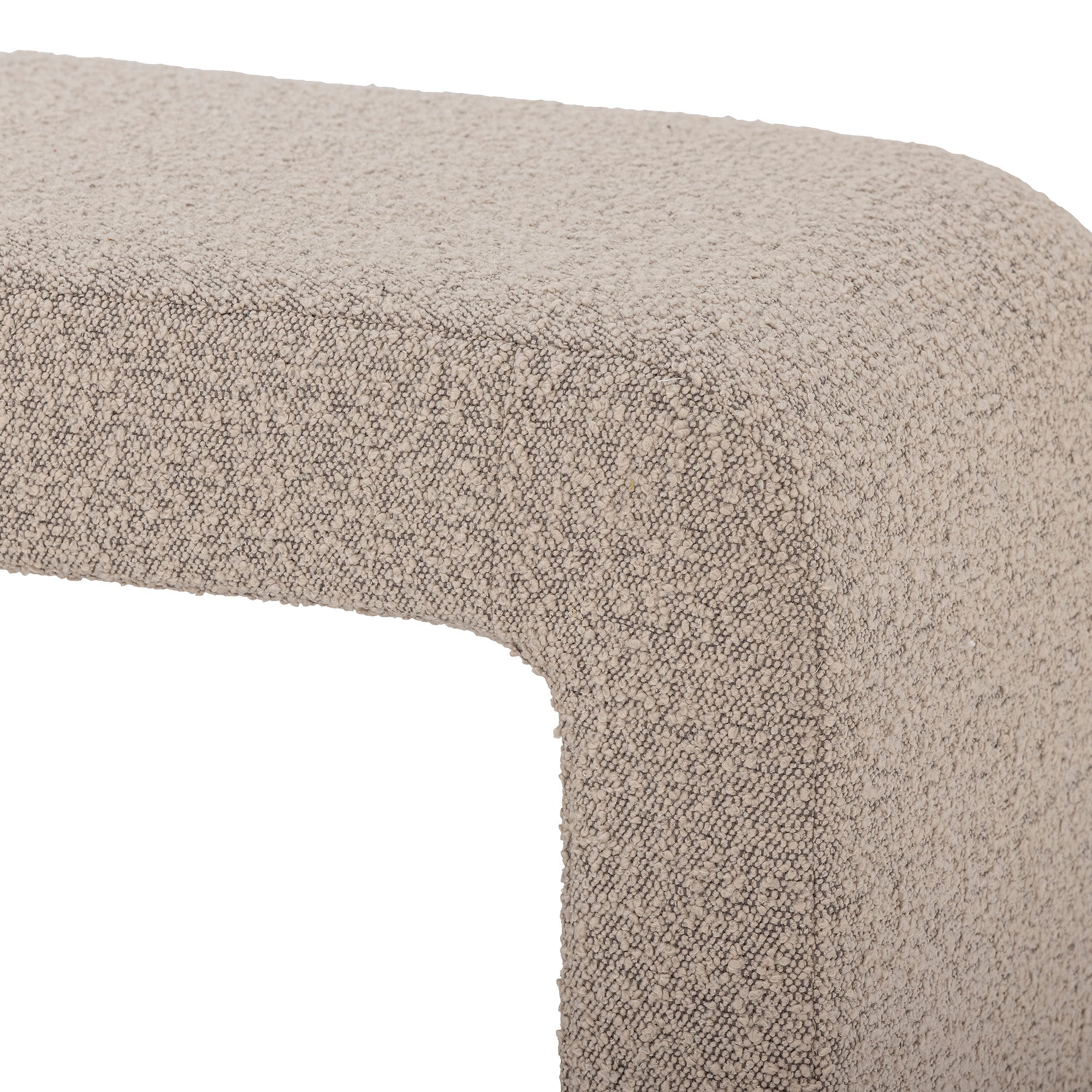 Bloomingville Bobbie Stool, Nature, Boucle (L70xH45xW40 cm)