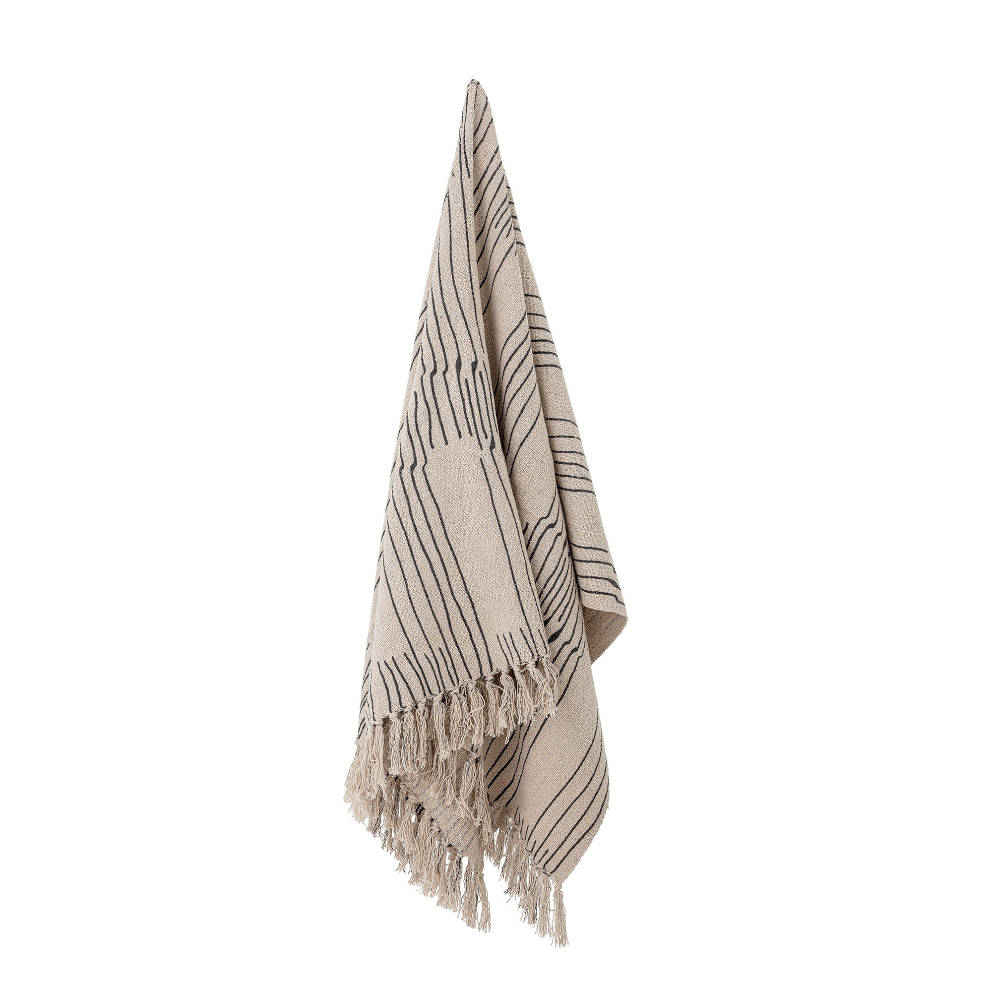 Bloomingville Celly Throw, Nature, Recycled Cotton (L160xW130 cm)