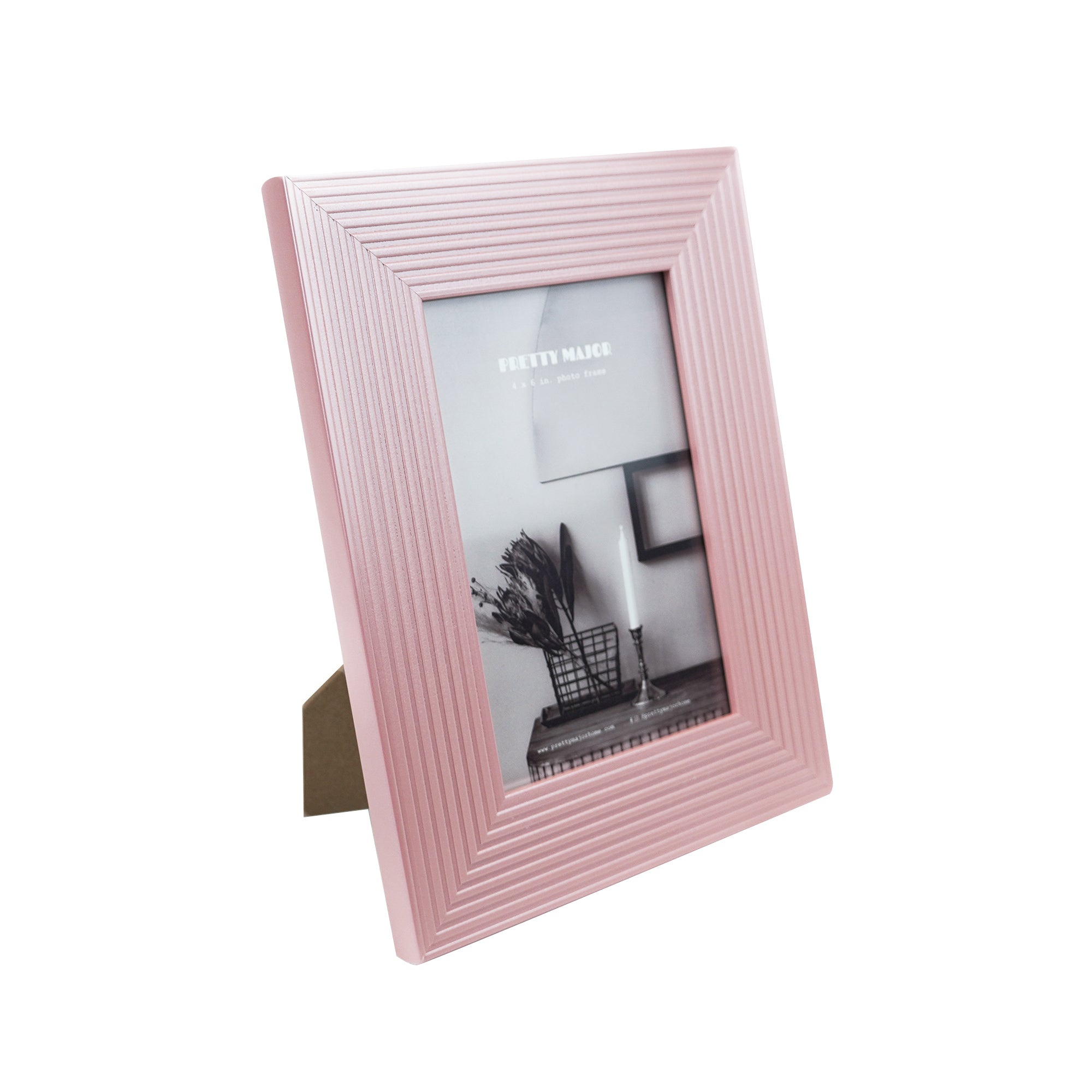 cotton candy pink picture frame 4r photo size