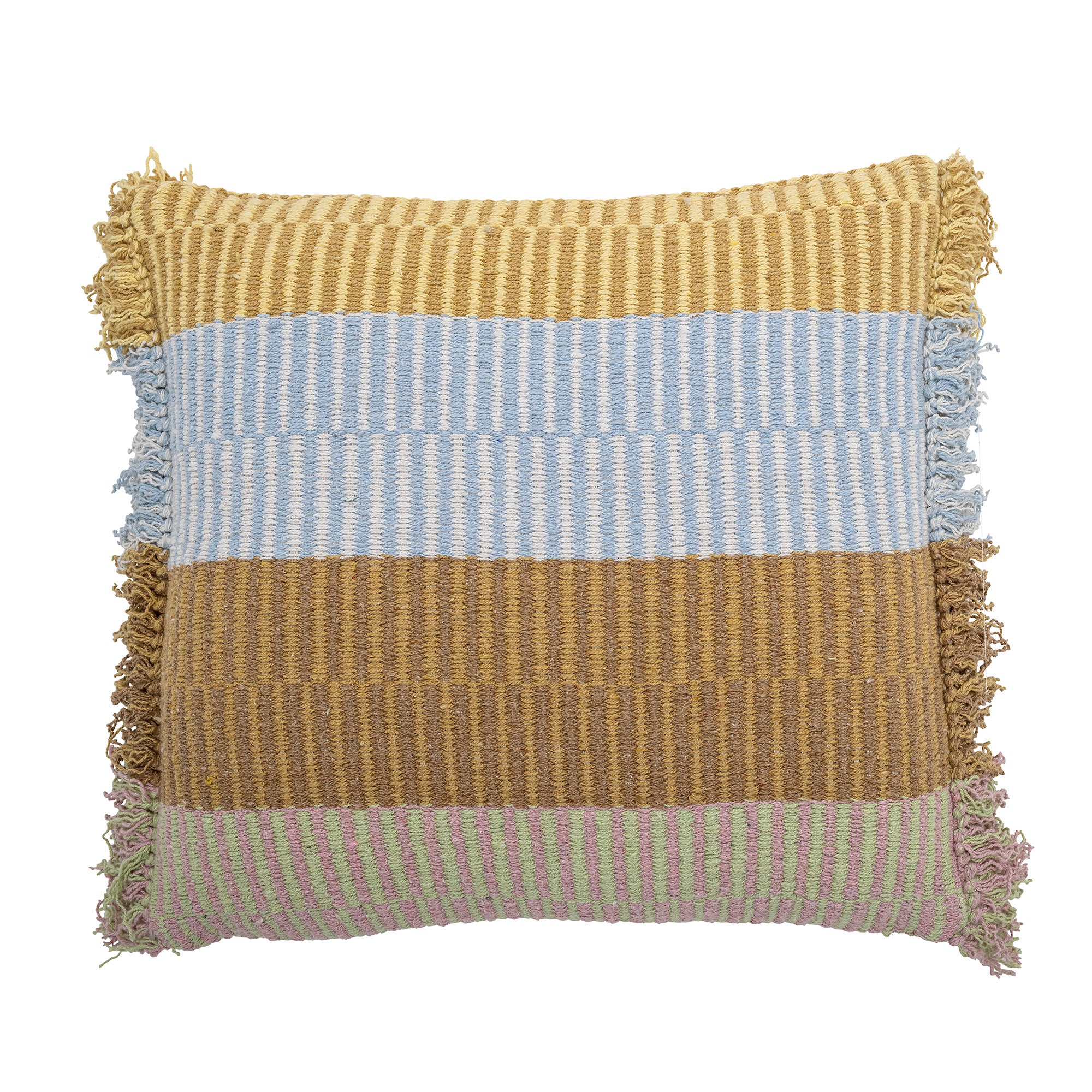 Creative Collection Isnel Cushion, Yellow, Recycled Cotton (L45xW45 cm)