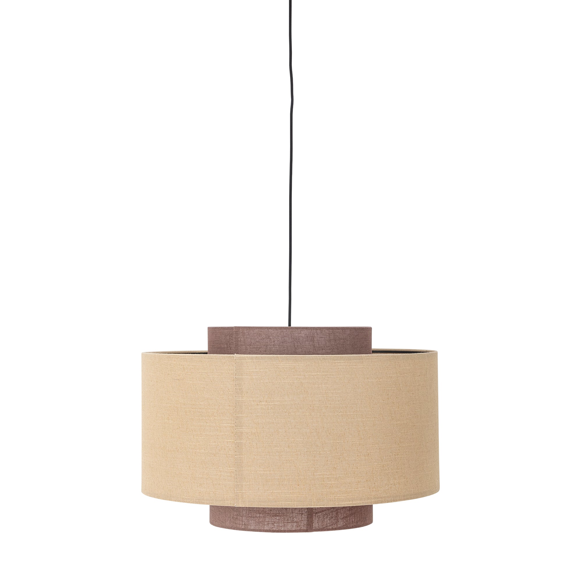 Bloomingville Janica Pendant Lamp, Nature, Linen (D60xH42 cm)