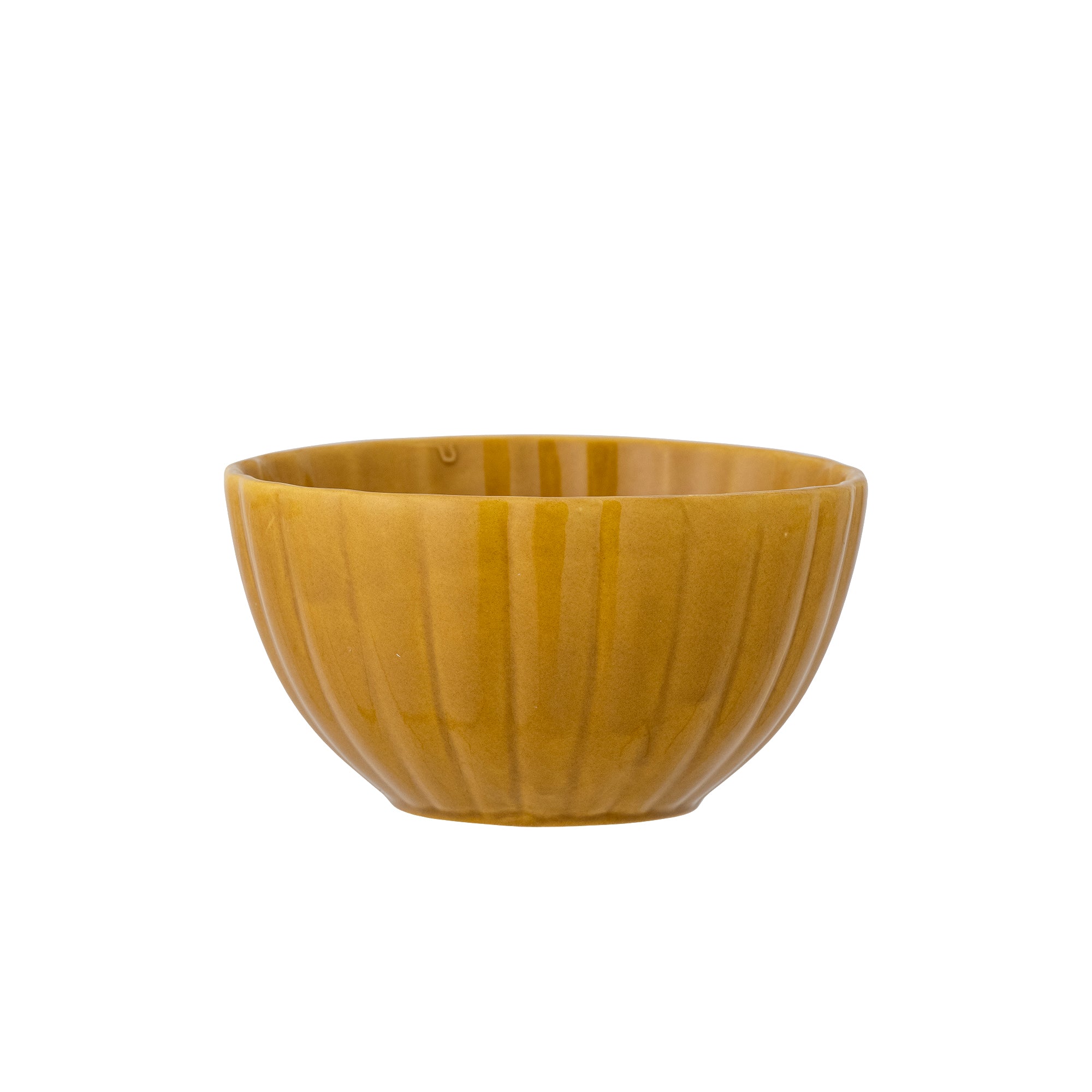 Bloomingville Latina Bowl, Yellow, Stoneware (D12xH6.5 cm)