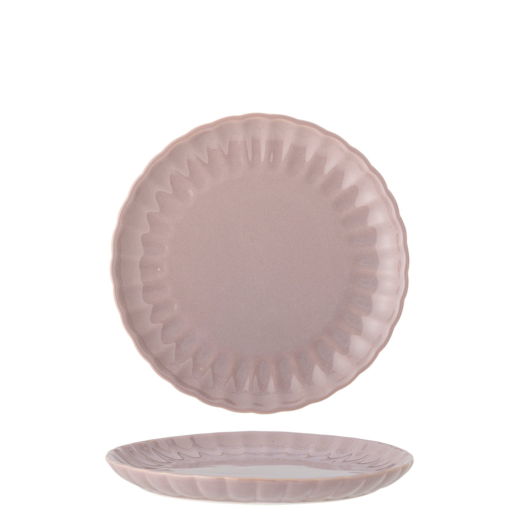 Bloomingville Latina Plate, Rose, Stoneware (D20xH2 cm)