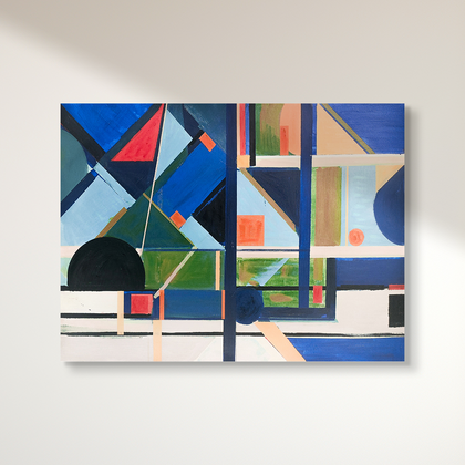 Metropolitan: Hand Painted Wall Art (100x75cm)