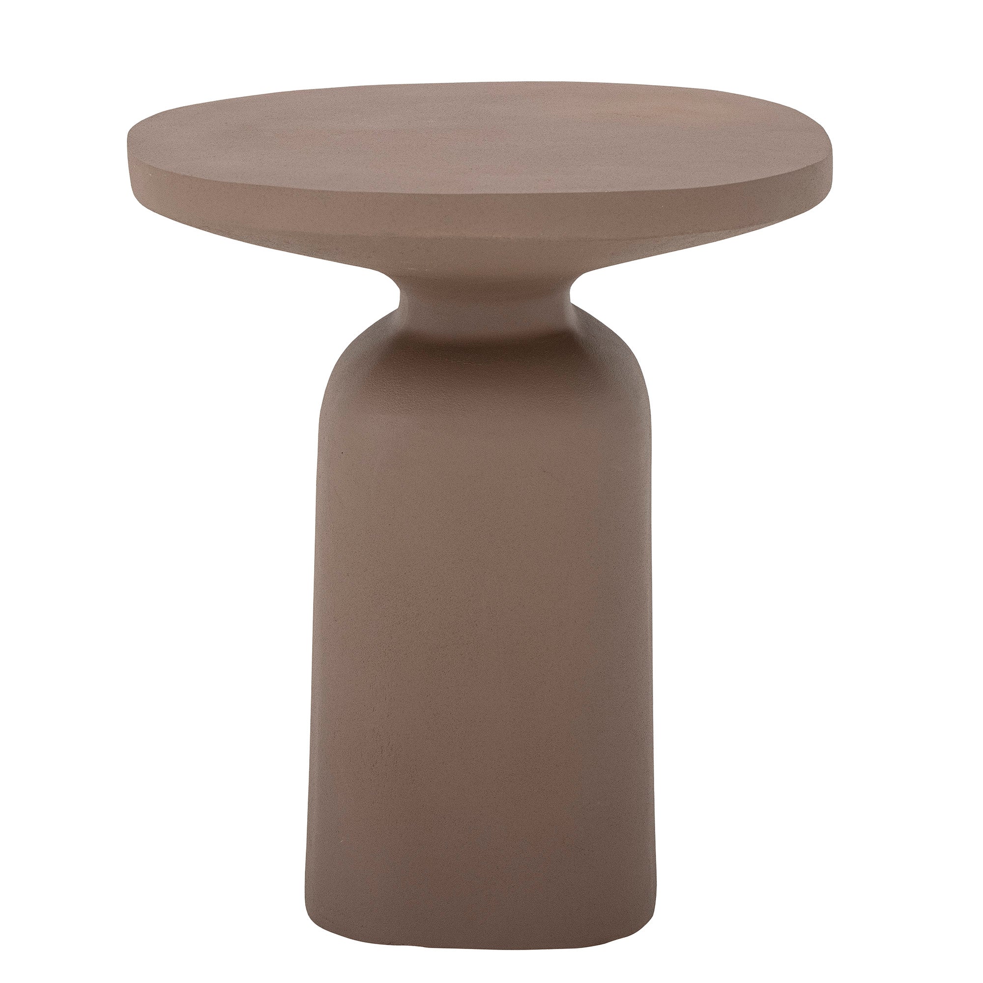 Bloomingville Millan Side Table, Brown, Aluminum (D44.5xH50 cm)