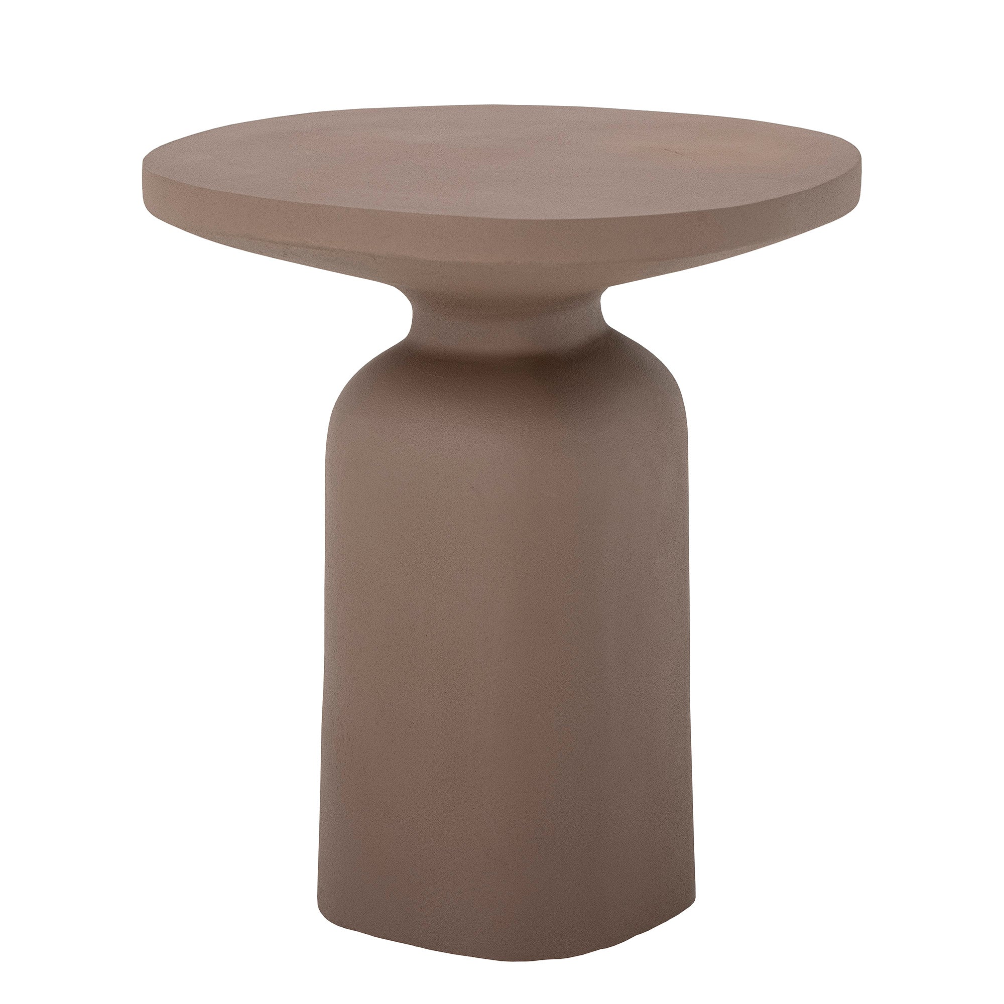 Bloomingville Millan Side Table, Brown, Aluminum (D44.5xH50 cm)