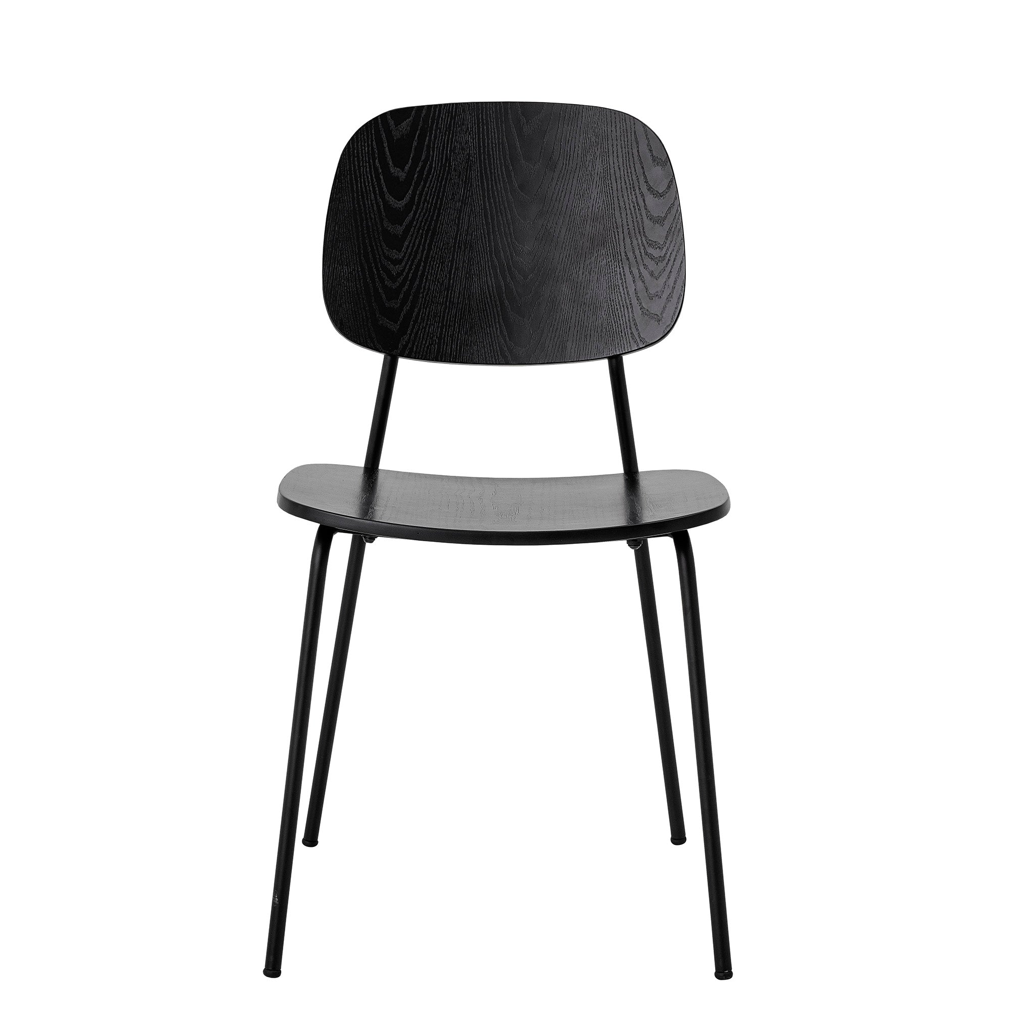 Bloomingville Monza Dining Chair, Black, Plywood (L45xH83xW52 cm)