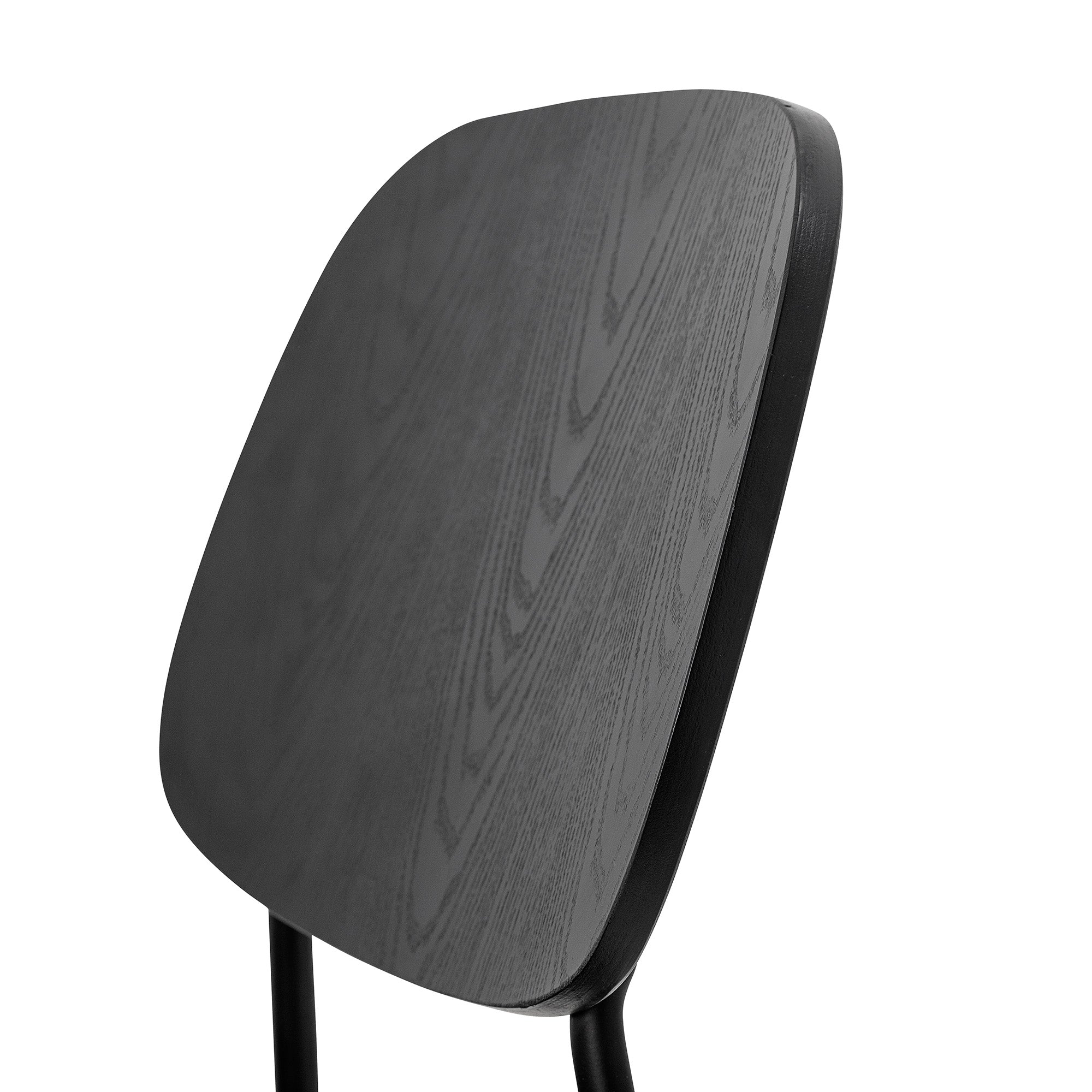 Bloomingville Monza Dining Chair, Black, Plywood (L45xH83xW52 cm)