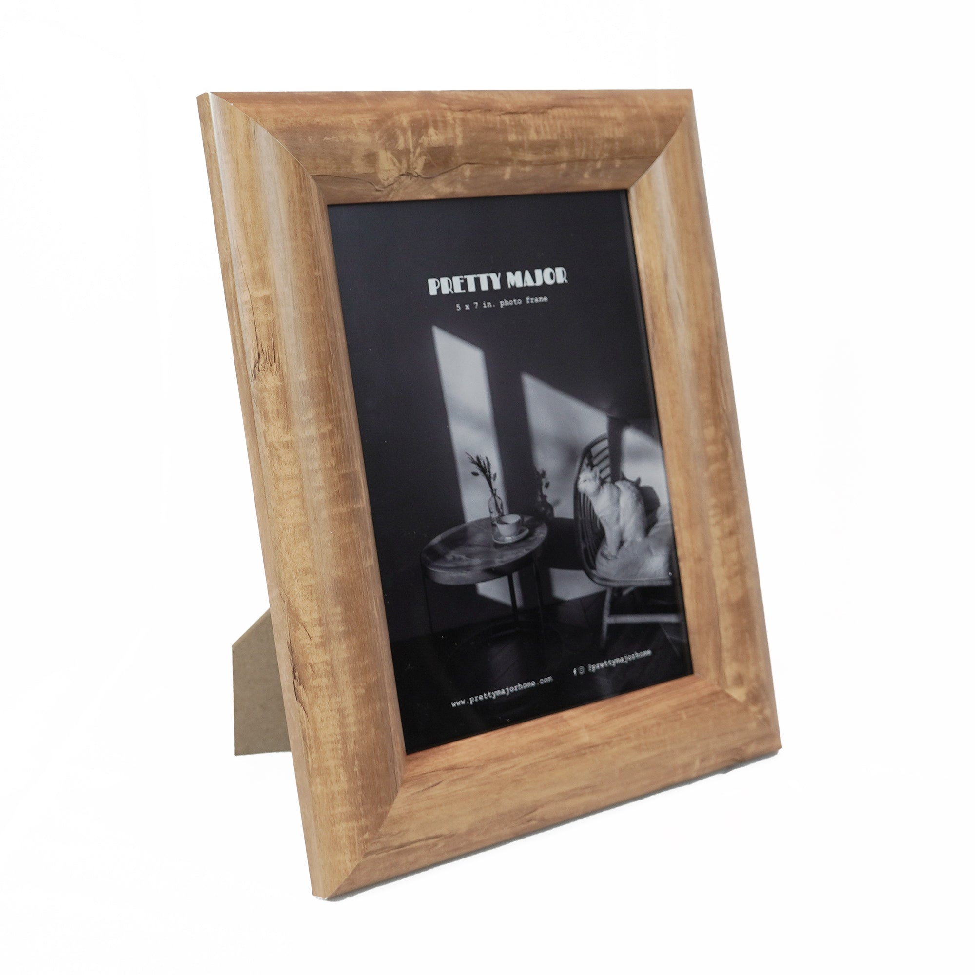 Natural pine wood picture frame 5r photo size