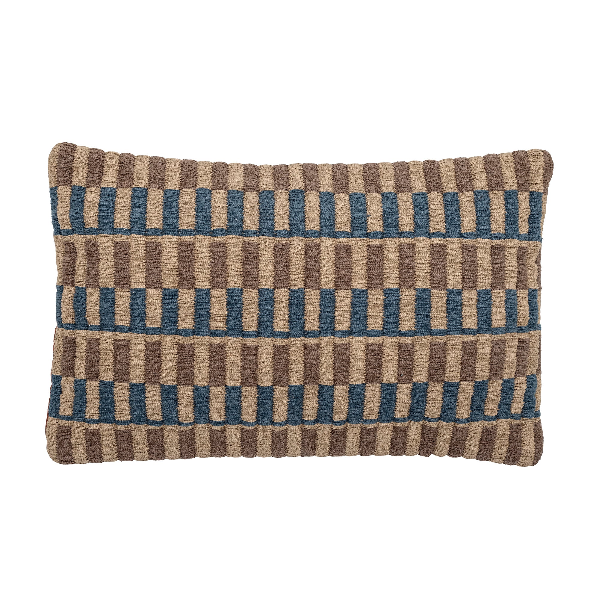 Creative Collection Newtown Cushion, Blue, Cotton (L50xW30 cm)