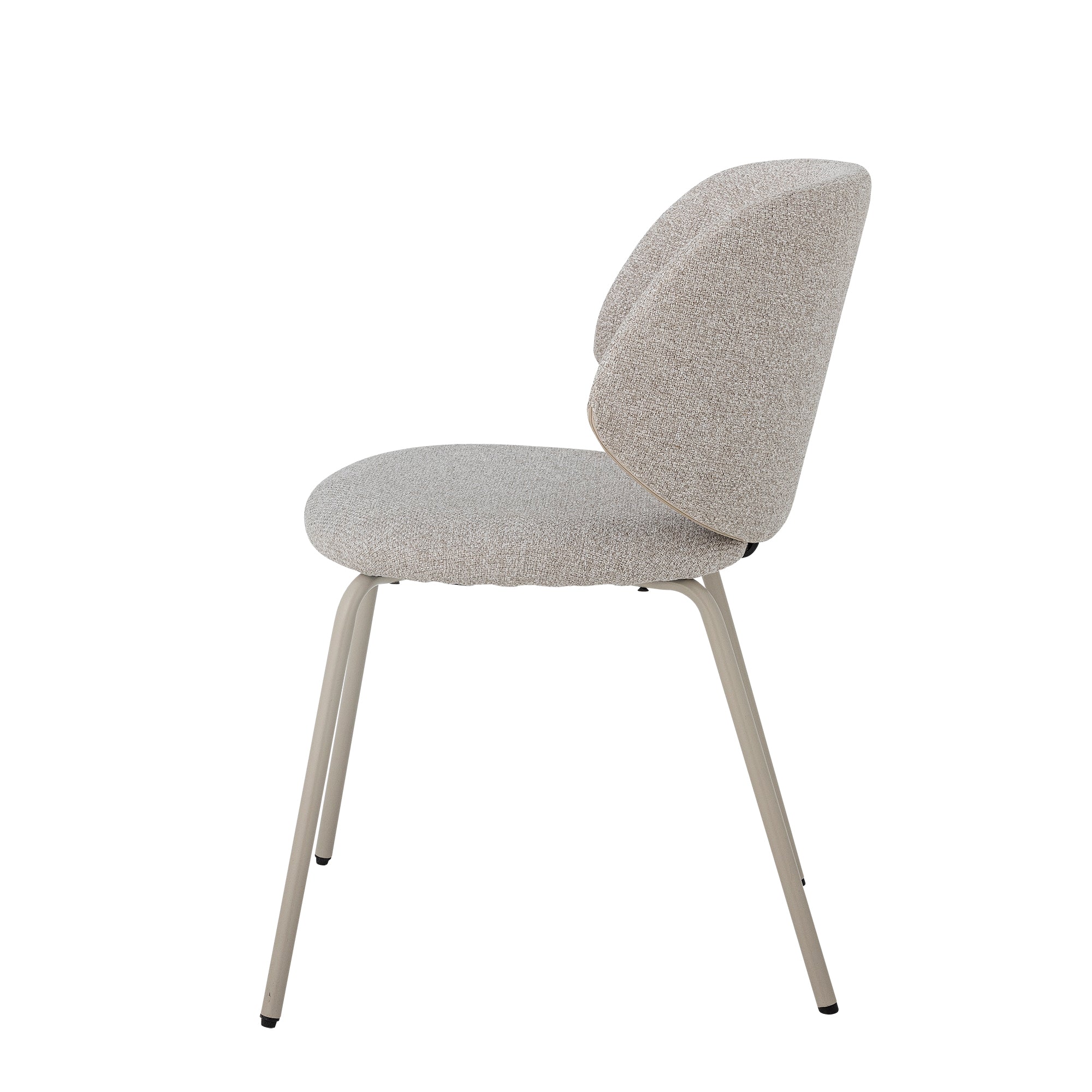 Bloomingville Ponte Dining Chair, Grey, Polyester (L53xH77xW55 cm)