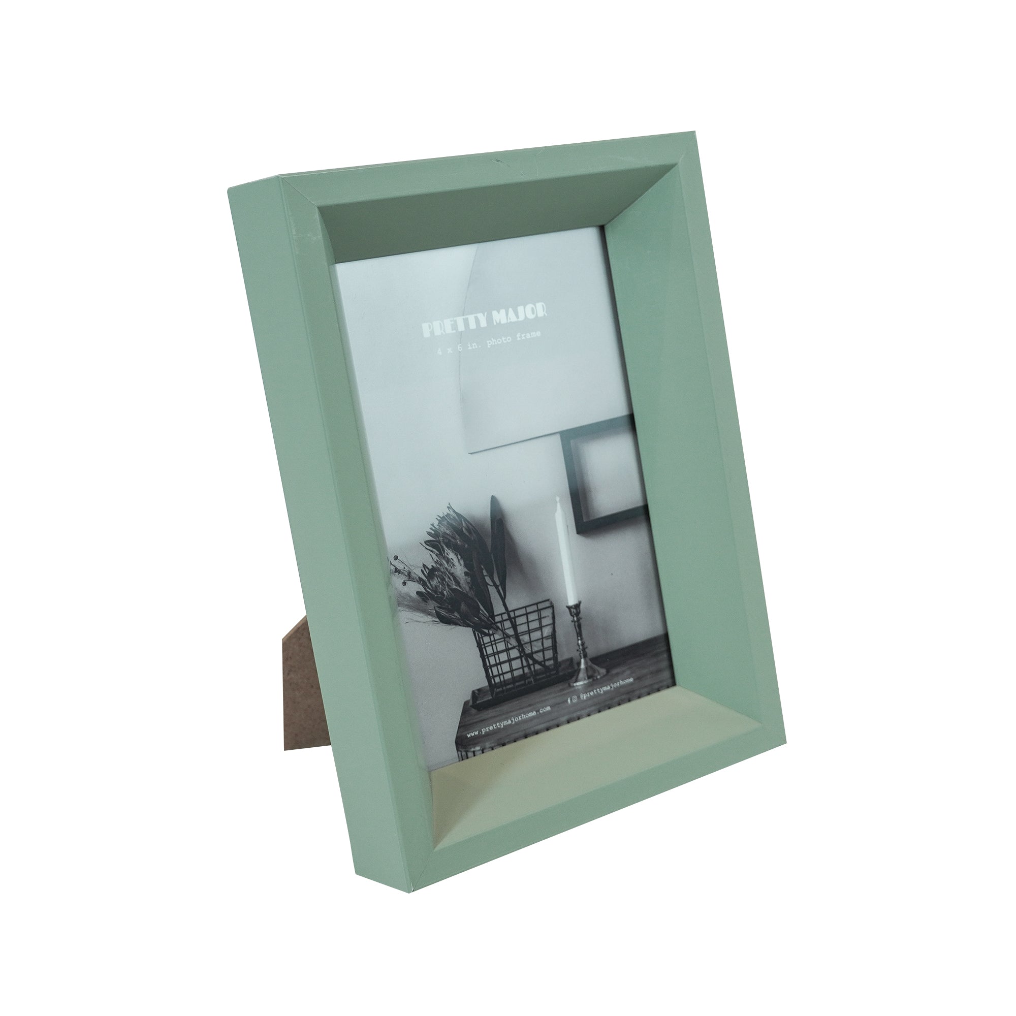 Sage green picture frame 4r photo size