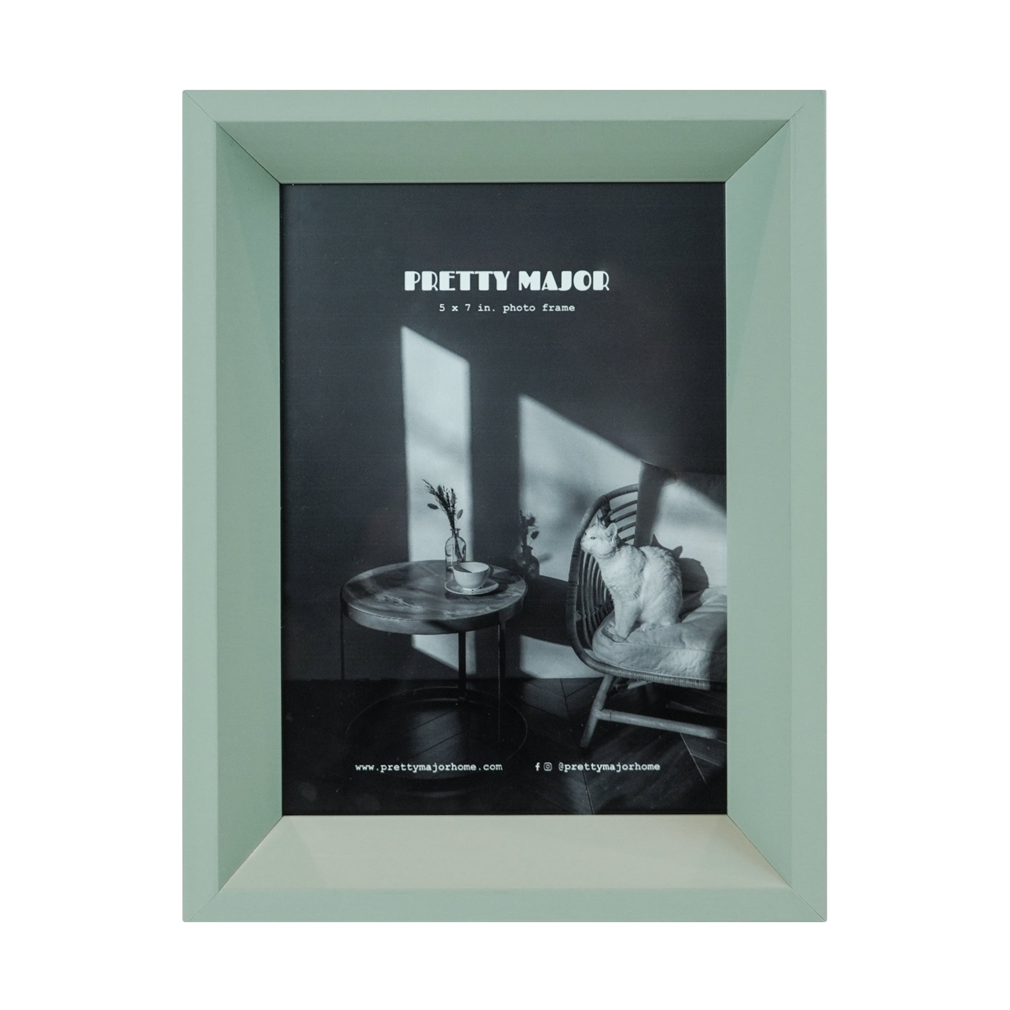 Sage green picture frame 5r photo size