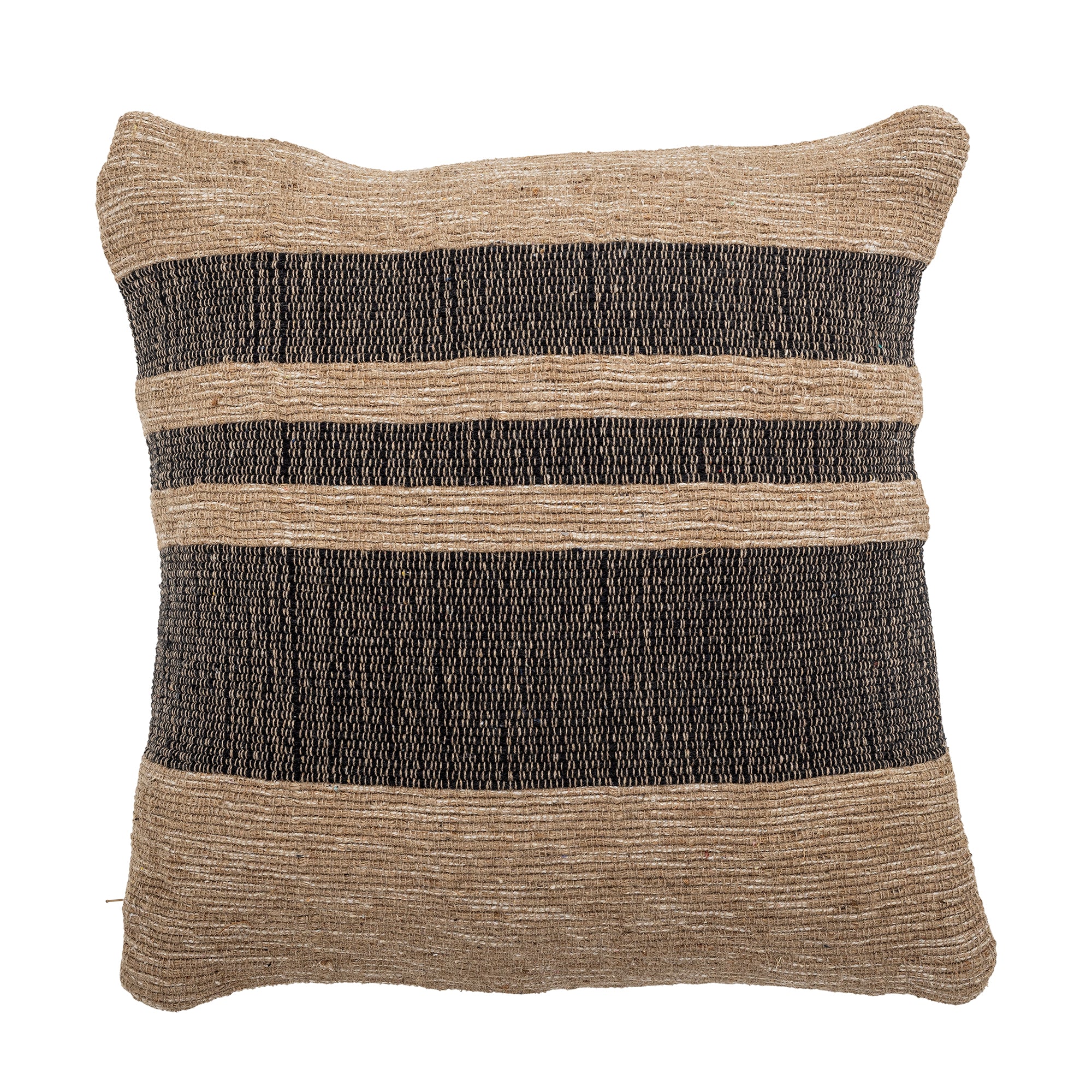 Bloomingville Temi Cushion, Black, Recycled Cotton (L50xW50 cm)