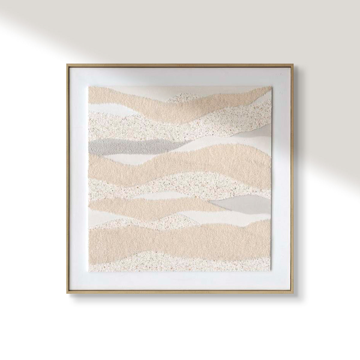 Tides: Textured Wall Art (80x80cm / 90x90cm / 100x100cm)