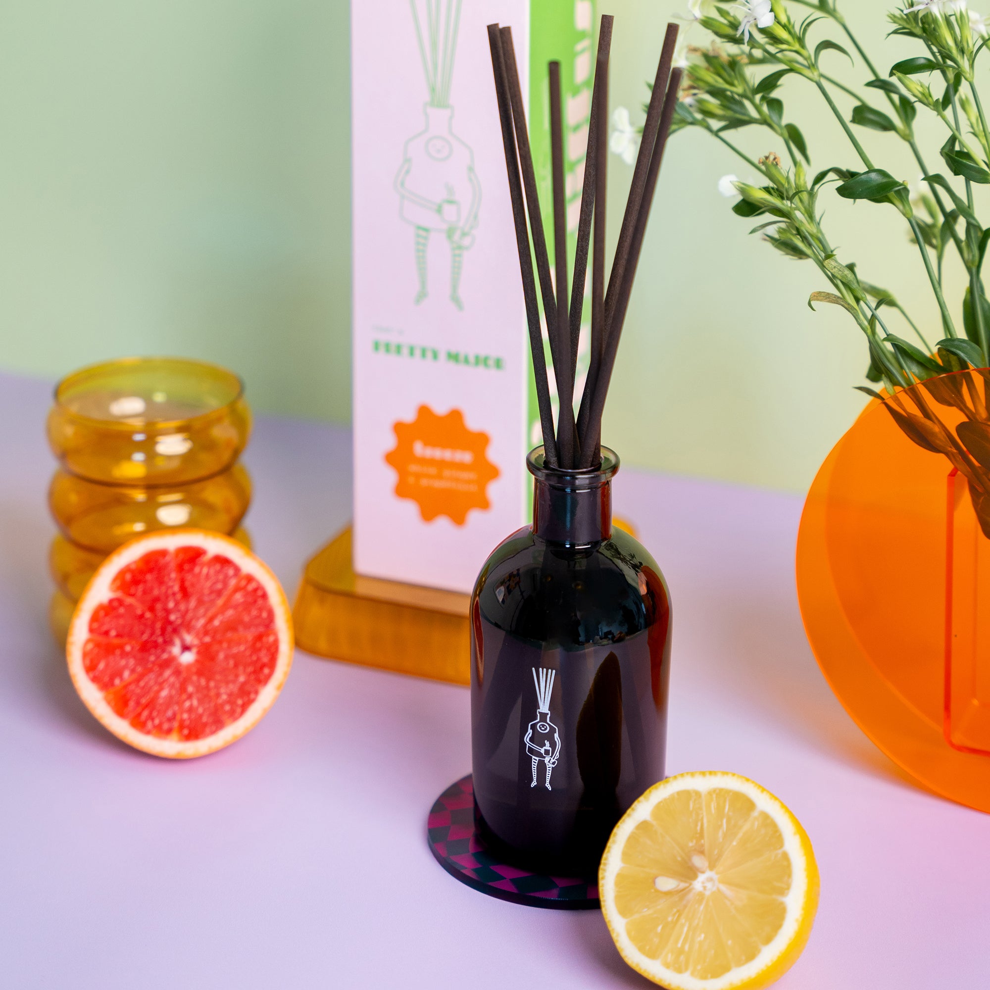 Breeze reed diffuser white ginger and grapefruit