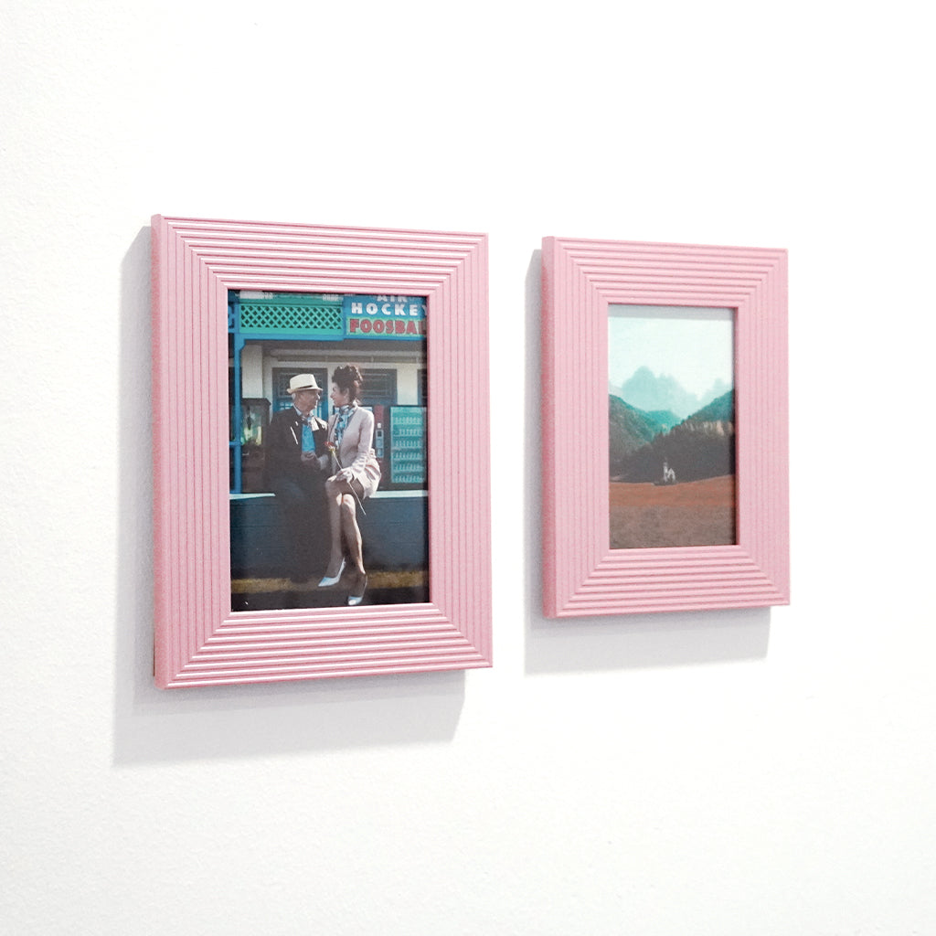 cotton candy pink picture frame 4r and 5r photo size