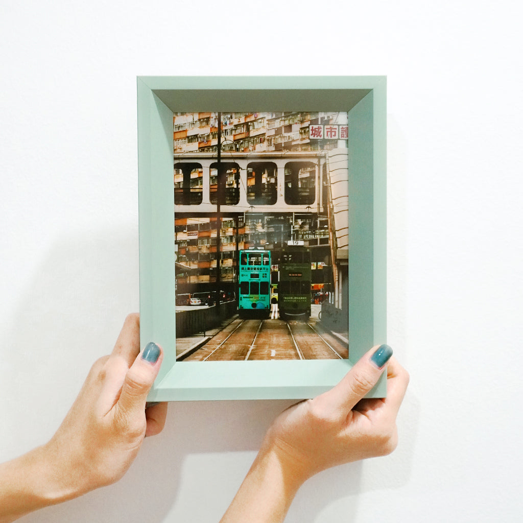 Sage green picture frame 5r photo size